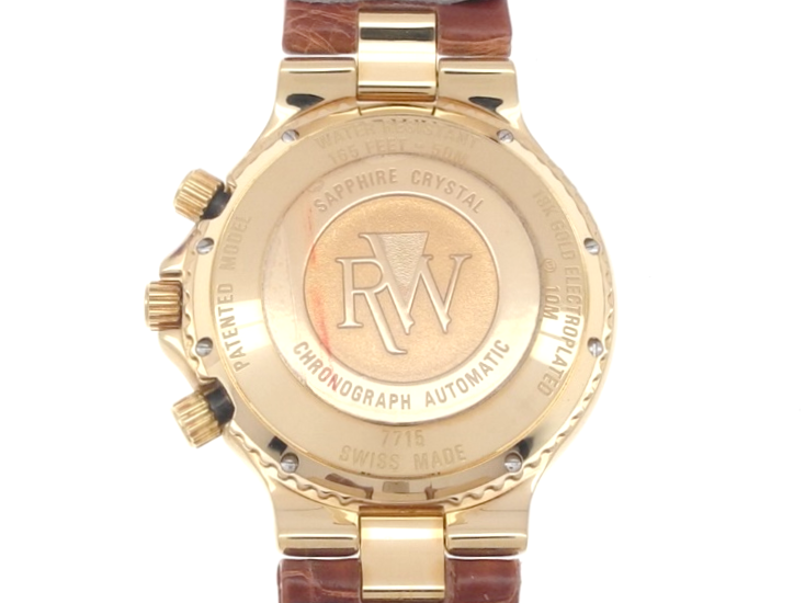 Raymond weil amadeus 200 18k gold plated hot sale